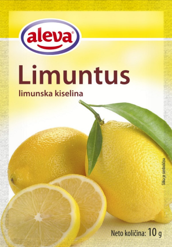 CITRIC ACID 10 GR - ALEVA