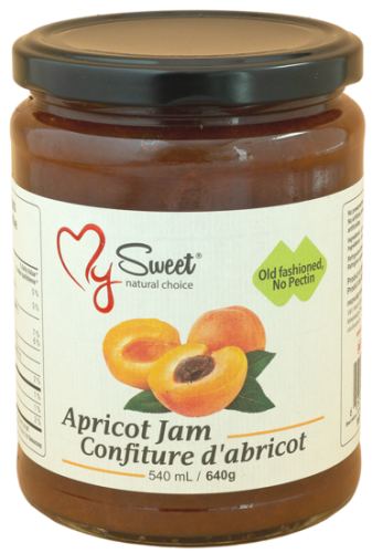 APRICOT JAM 540 ML MY SWEET