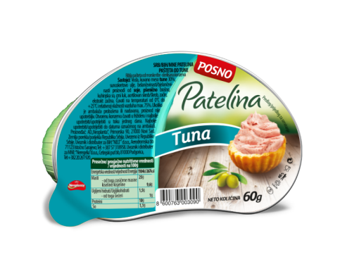 PATELINA TUNA PATE WITH VEGETABLES 60 GR