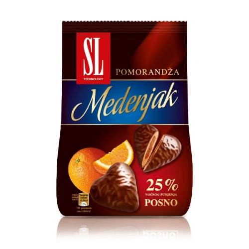 Medenjak pomorandza 300g