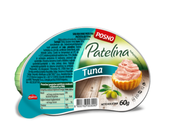 Picture of PATELINA TUNA PATE  60g