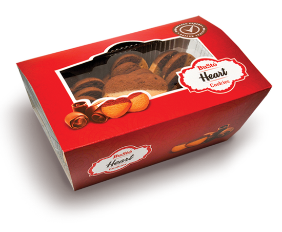 Picture of BUSTO COOKIES HEART 300 g