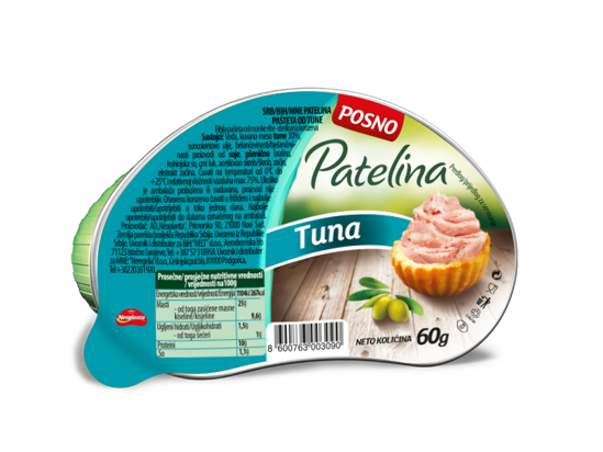 Picture of PATELINA TUNA PATE WITH VEGETABLES 60 GR