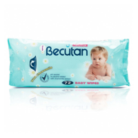 Becutan wet wipes 72